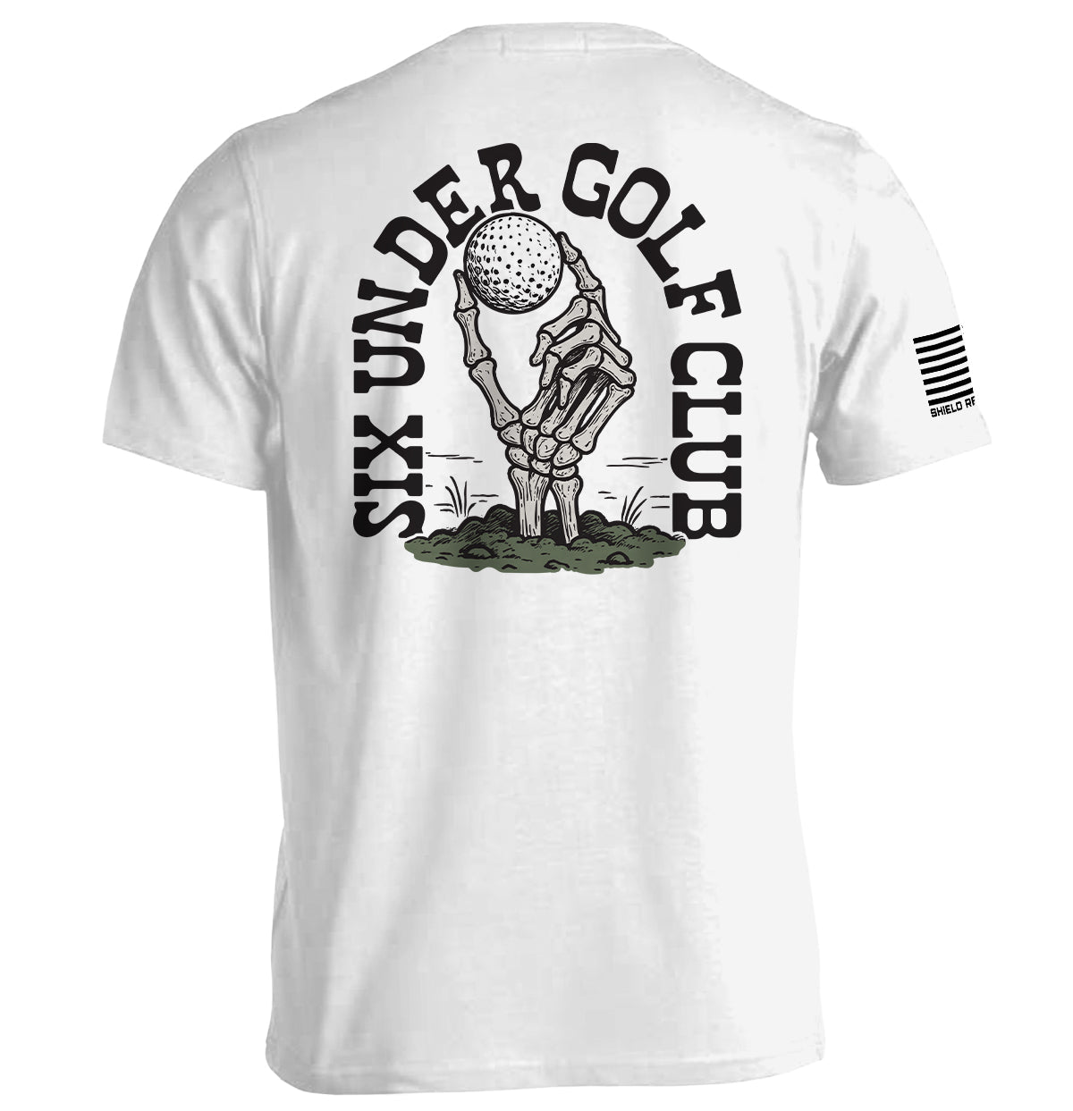 Six Under Golf Club (Back Print) Shield Republic