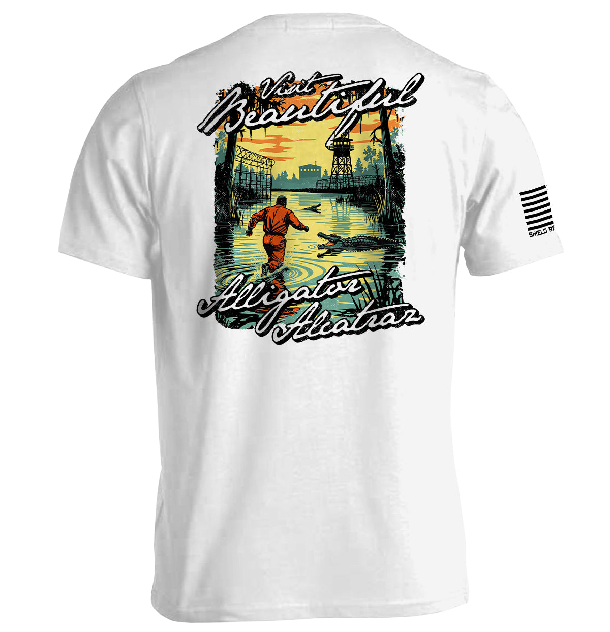 Visit Beautiful Alligator Alcatraz Shield Republic