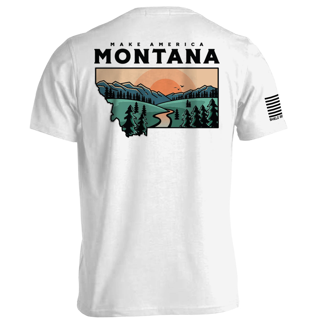 Make America Montana Shield Republic
