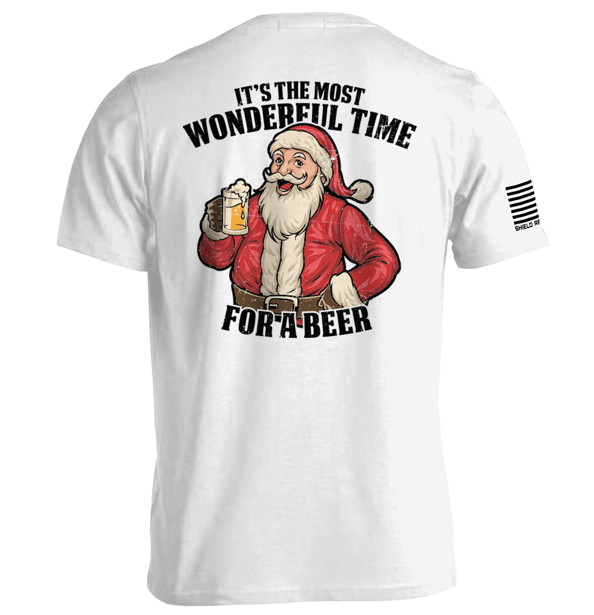 Most Wonderful Time For A Beer Shield Republic