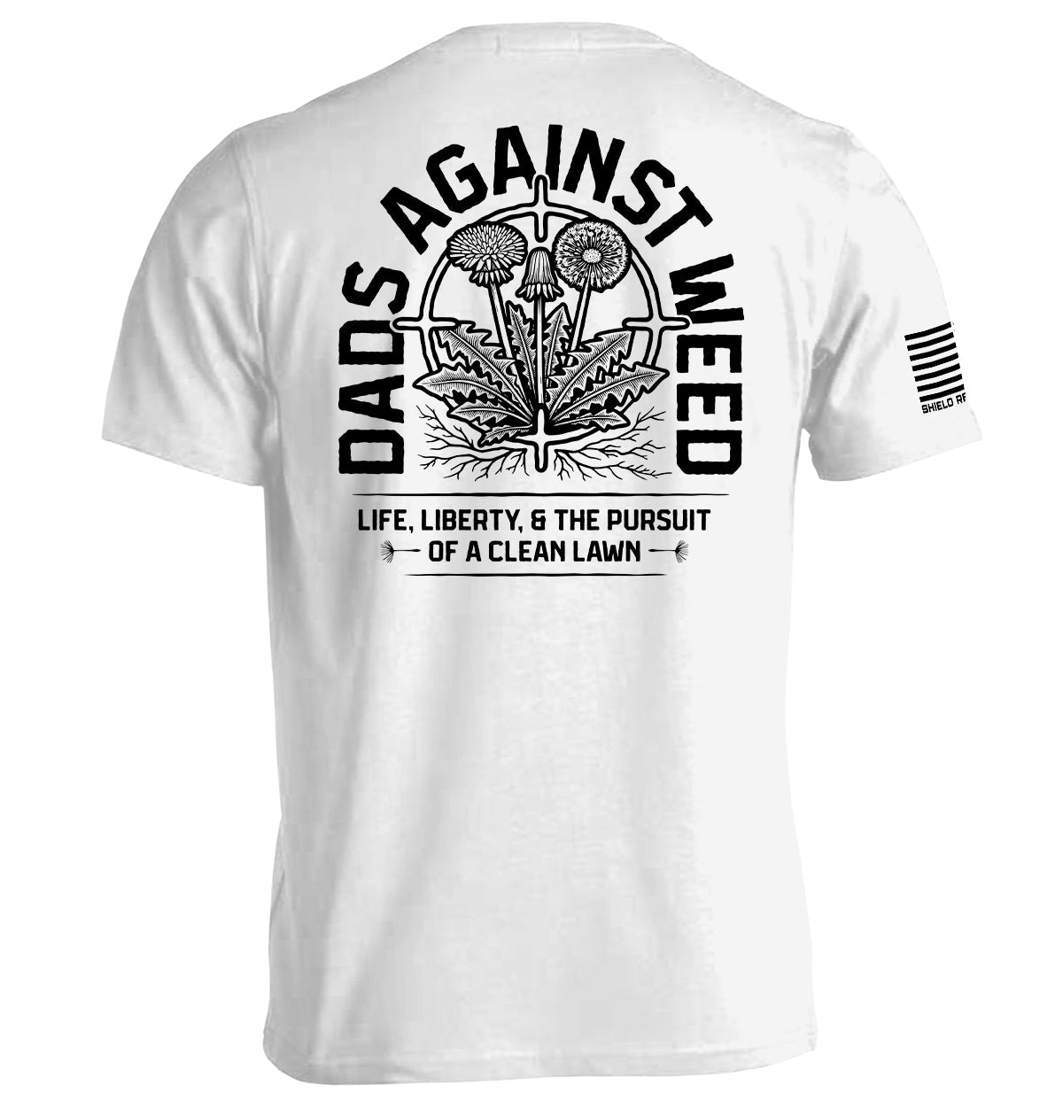 Dads Against Weed Black Shield Republic
