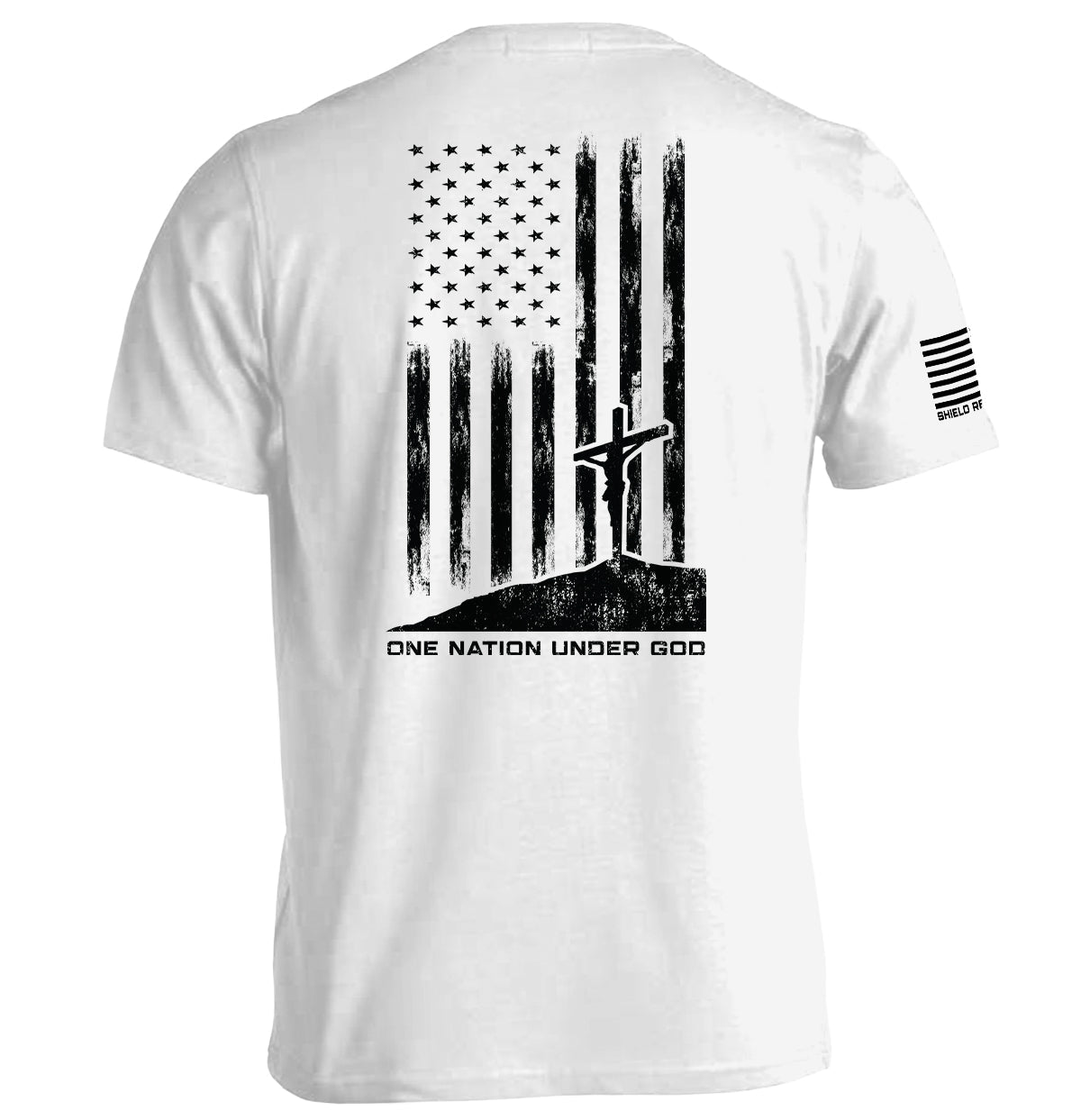 One Nation Under God Shield Republic
