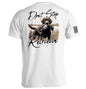 Don't Stop Retrievin' Chocolate Lab Shield Republic