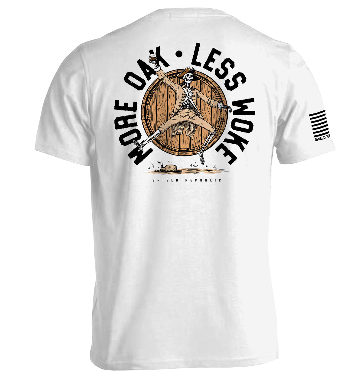 More Oak Less Woke Shield Republic