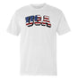 USA Flag Lettering (Front) Shield Republic