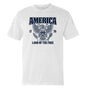 America Land Of The Free Shield Republic