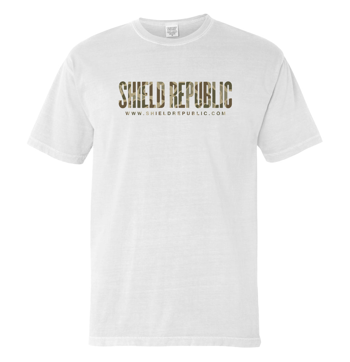 Shield Republic Duck Camo Banner Text (Front) Shield Republic