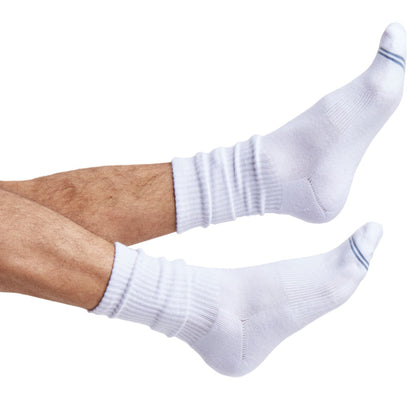 Casual White Crew Socks (GWP) DeadSoxy