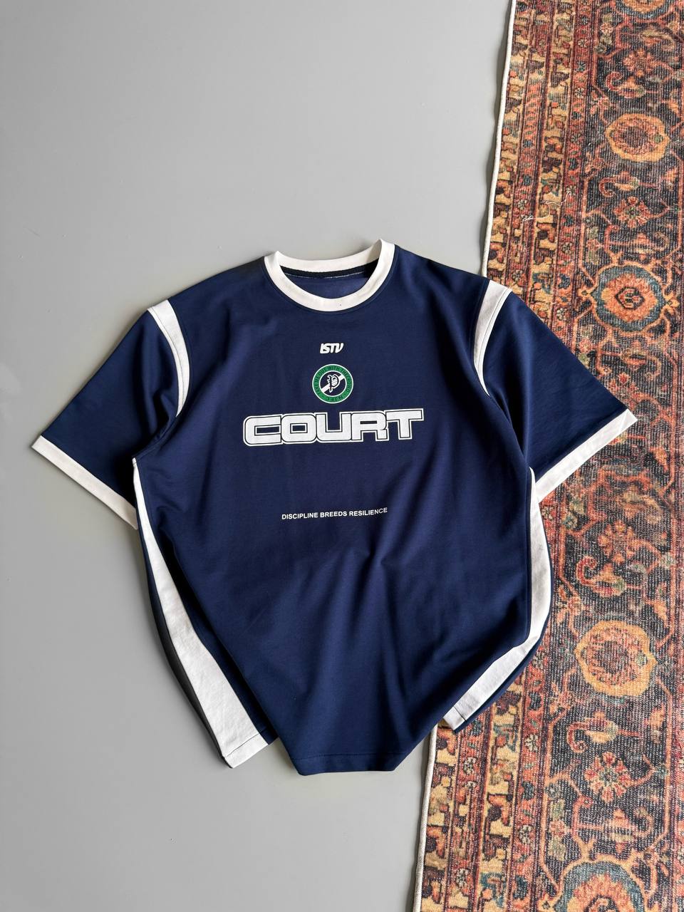 COURT Graphic Cotton Tee Withinblack