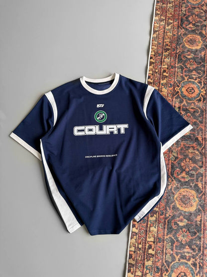 COURT Graphic Cotton Tee Withinblack
