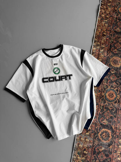 COURT Graphic Cotton Tee Withinblack