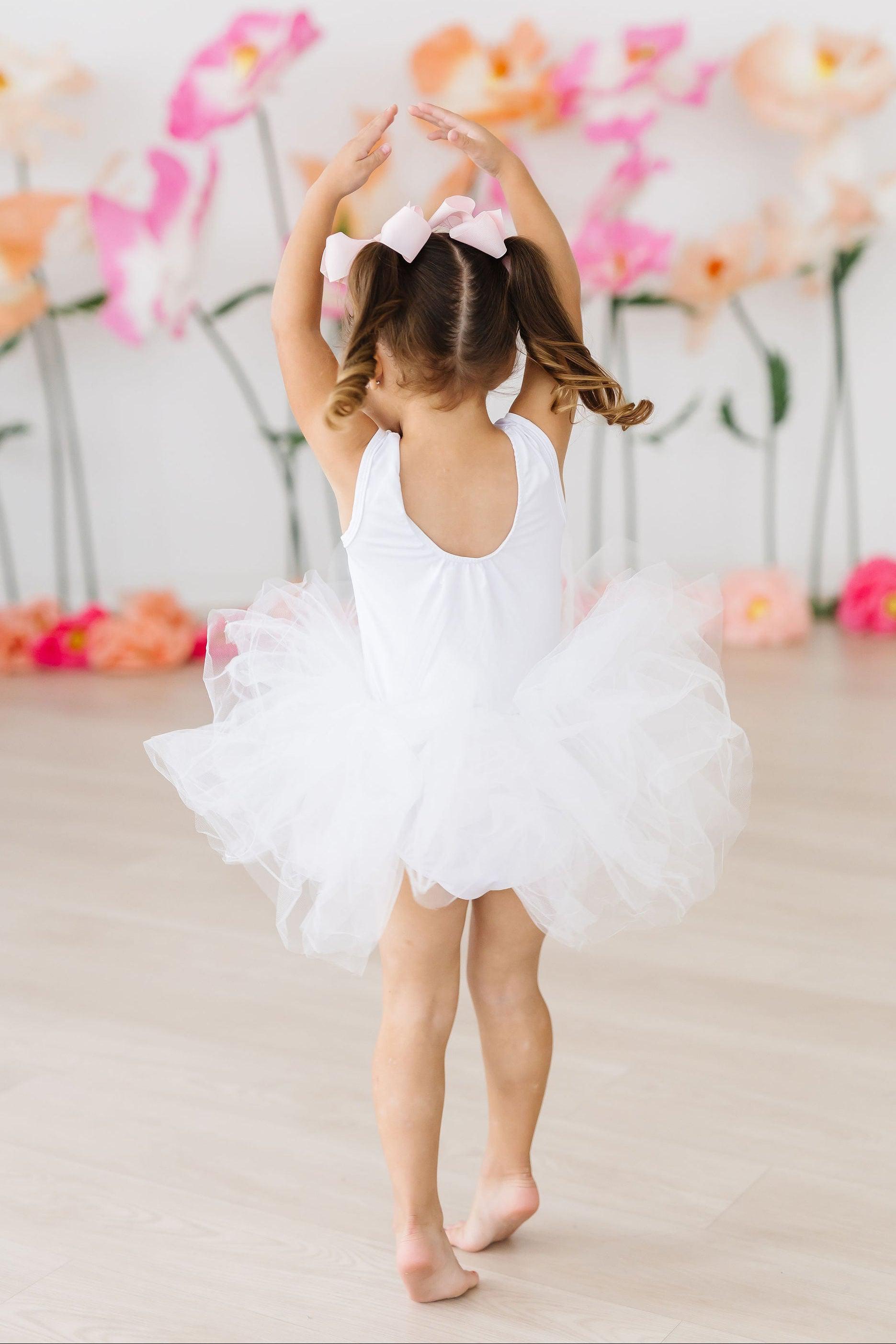 White Tank Tutu Leotard Mila & Rose ®