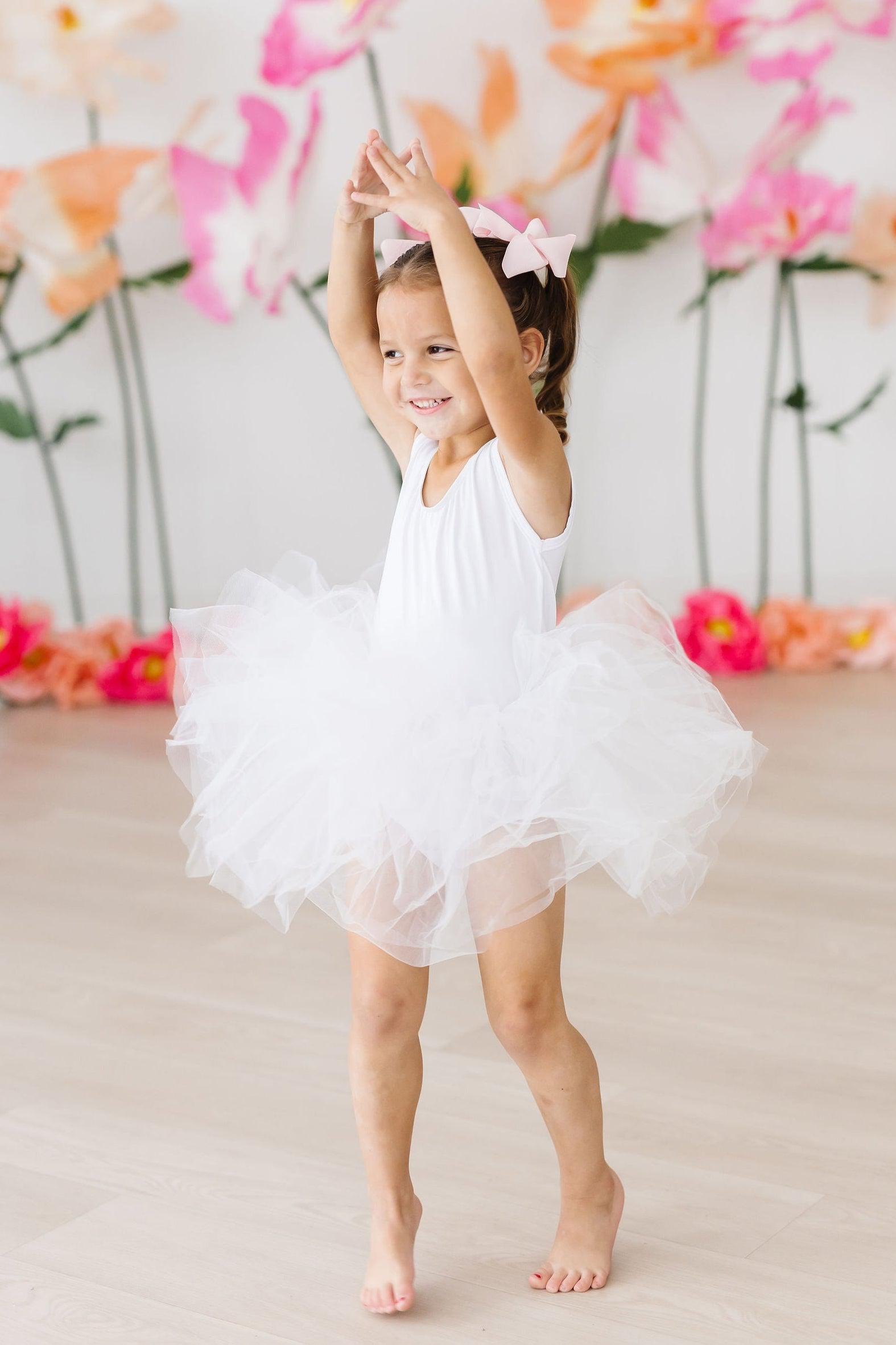 White Tank Tutu Leotard Mila & Rose ®