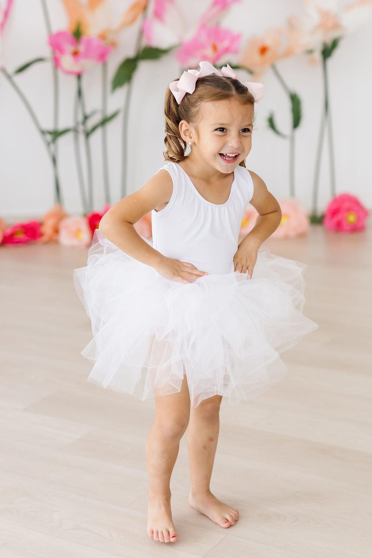 White Tank Tutu Leotard Mila & Rose ®