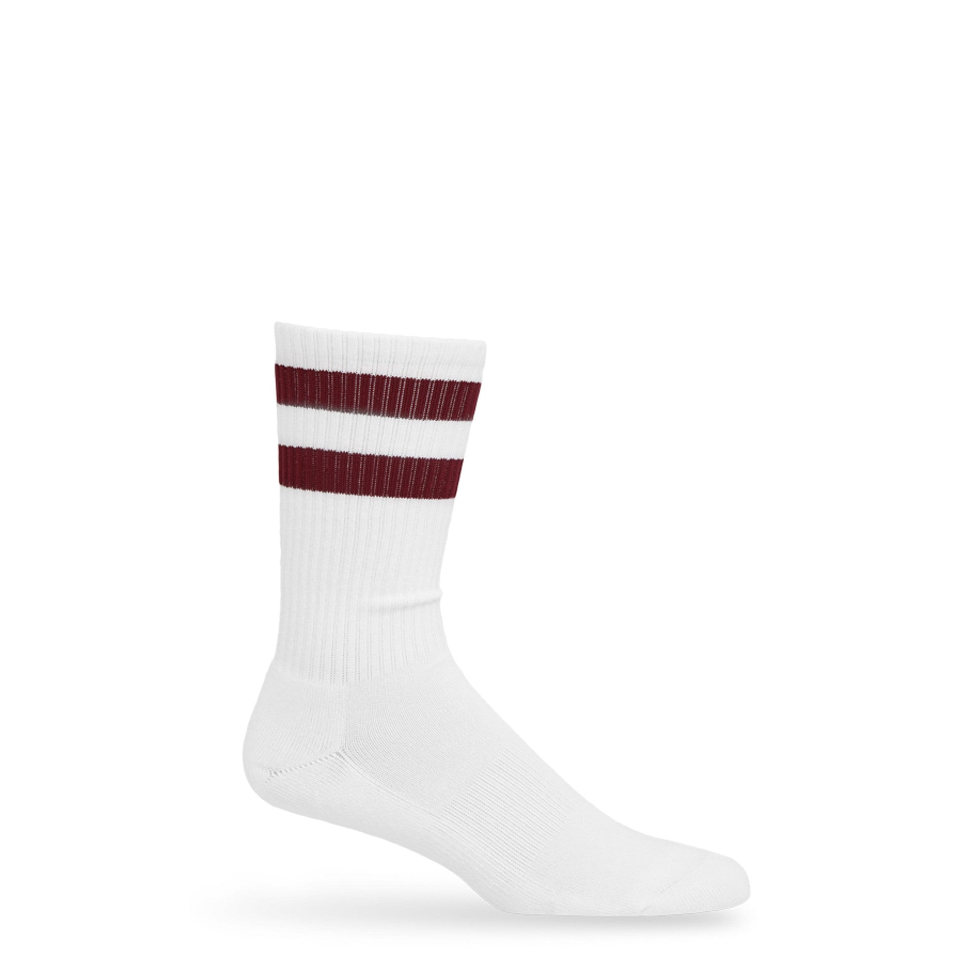 Maroon Retro Casual Socks DeadSoxy