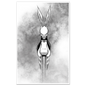 White Rabbit Print
