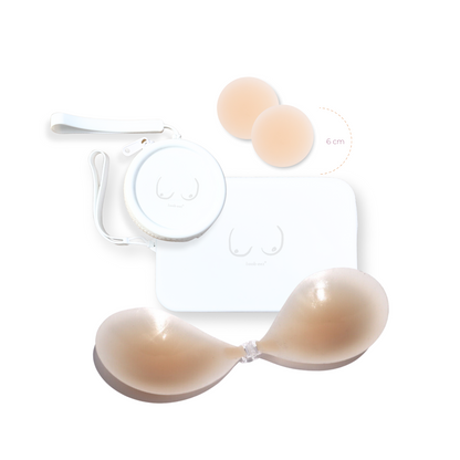 Limited Edition White Basics Bundle - Light Nude Boob-eez