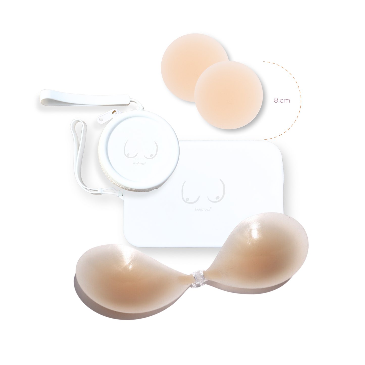 Limited Edition White Basics Bundle - Light Nude Boob-eez