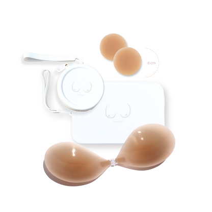 Limited Edition White Basics Bundle - Medium Nude Boob-eez