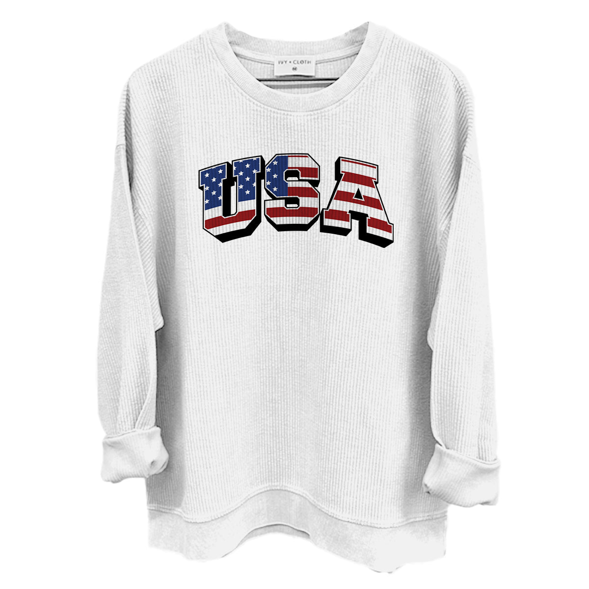 USA Flag Lettering (Front) Shield Republic