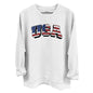 USA Flag Lettering (Front) Shield Republic