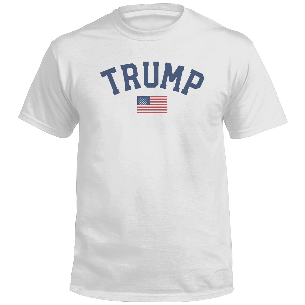 Trump American Flag 2024 (Front) Shield Republic