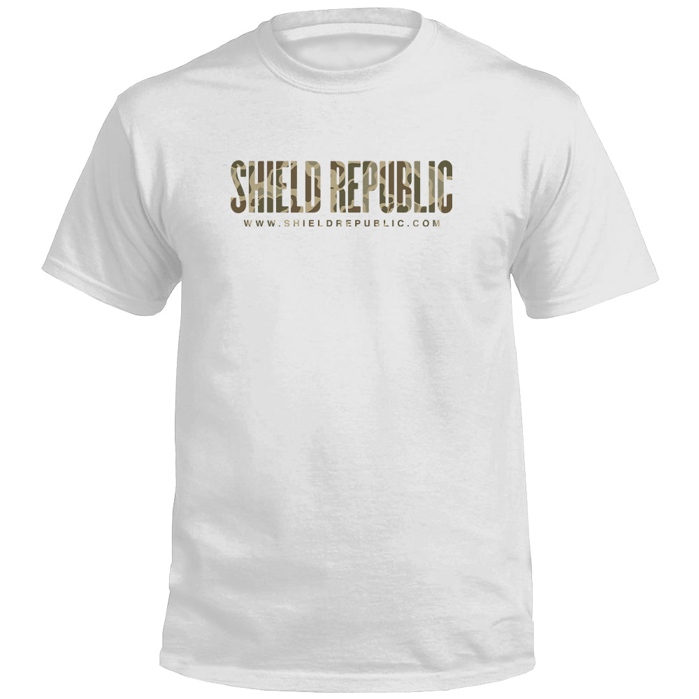 Shield Republic Duck Camo Banner Text (Front) Shield Republic