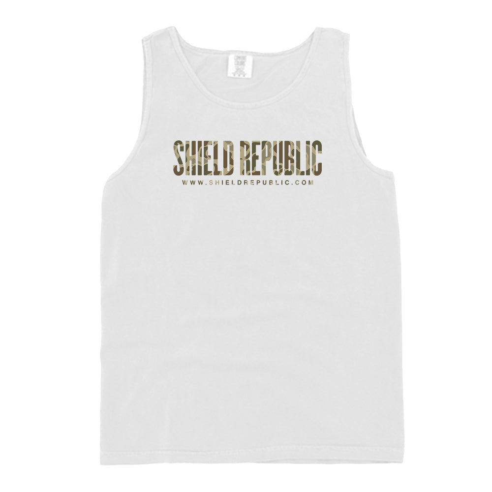 Shield Republic Duck Camo Banner Text (Front) Shield Republic