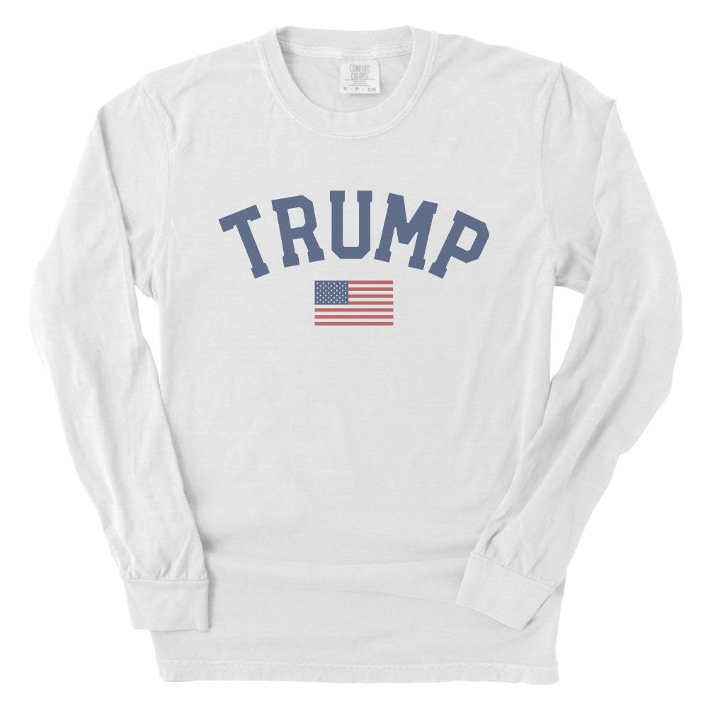 Trump American Flag 2024 (Front) Shield Republic