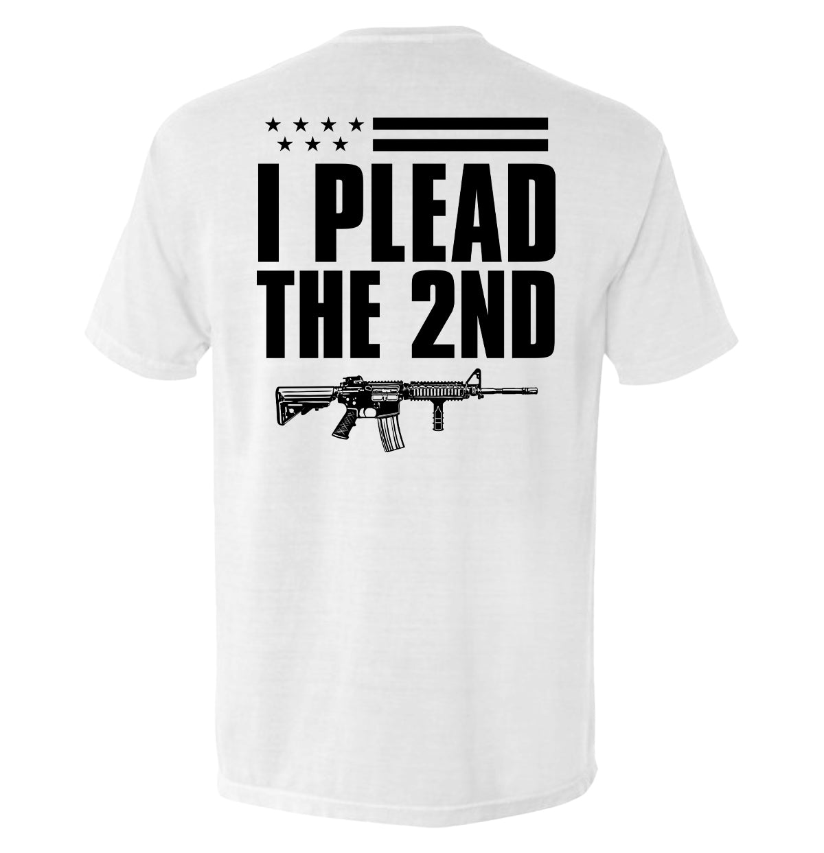 I Plead The 2nd (Back Print) Shield Republic
