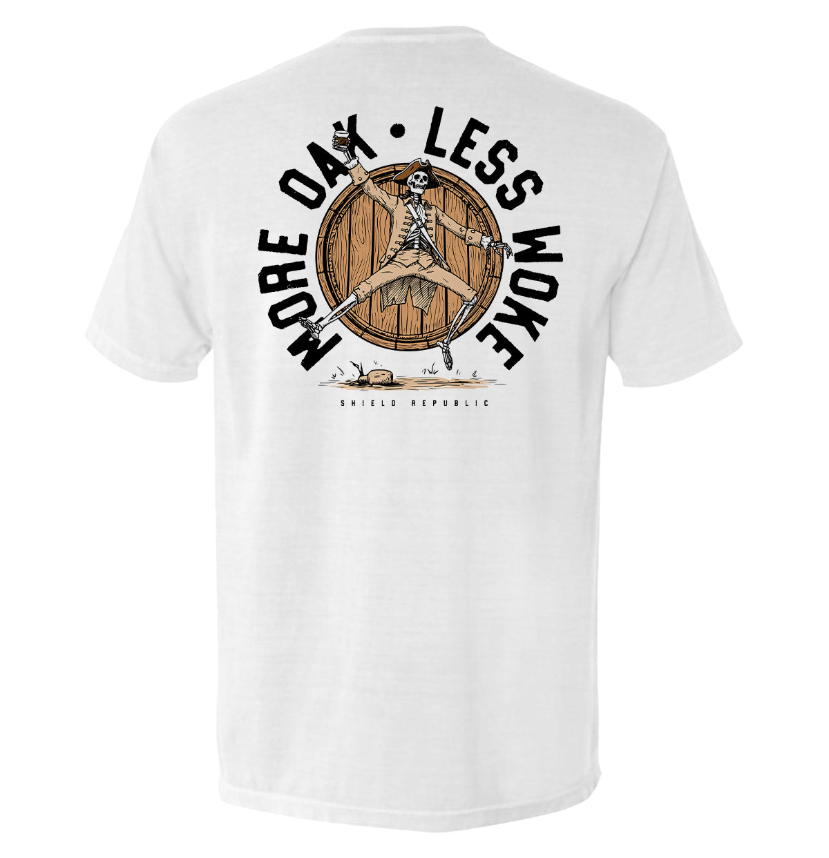 More Oak Less Woke Shield Republic