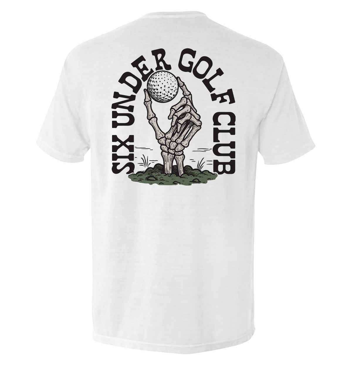 Six Under Golf Club (Back Print) Shield Republic