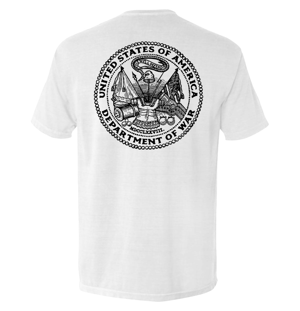 United States of America Department of War Shield Republic
