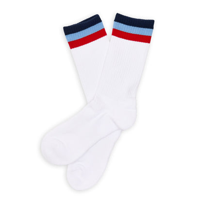3 Stripe Casual Crew Socks 2-Pack DeadSoxy