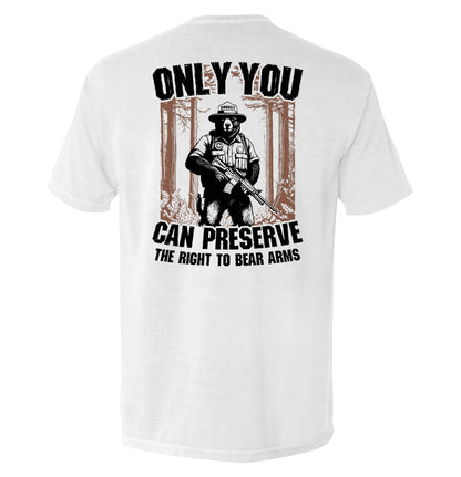 Only You can Preserve the the Right to Bear Arms Shield Republic