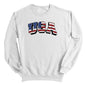 USA Flag Lettering (Front) Shield Republic