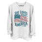 She Loves Jesus And America Too (Front) Shield Republic