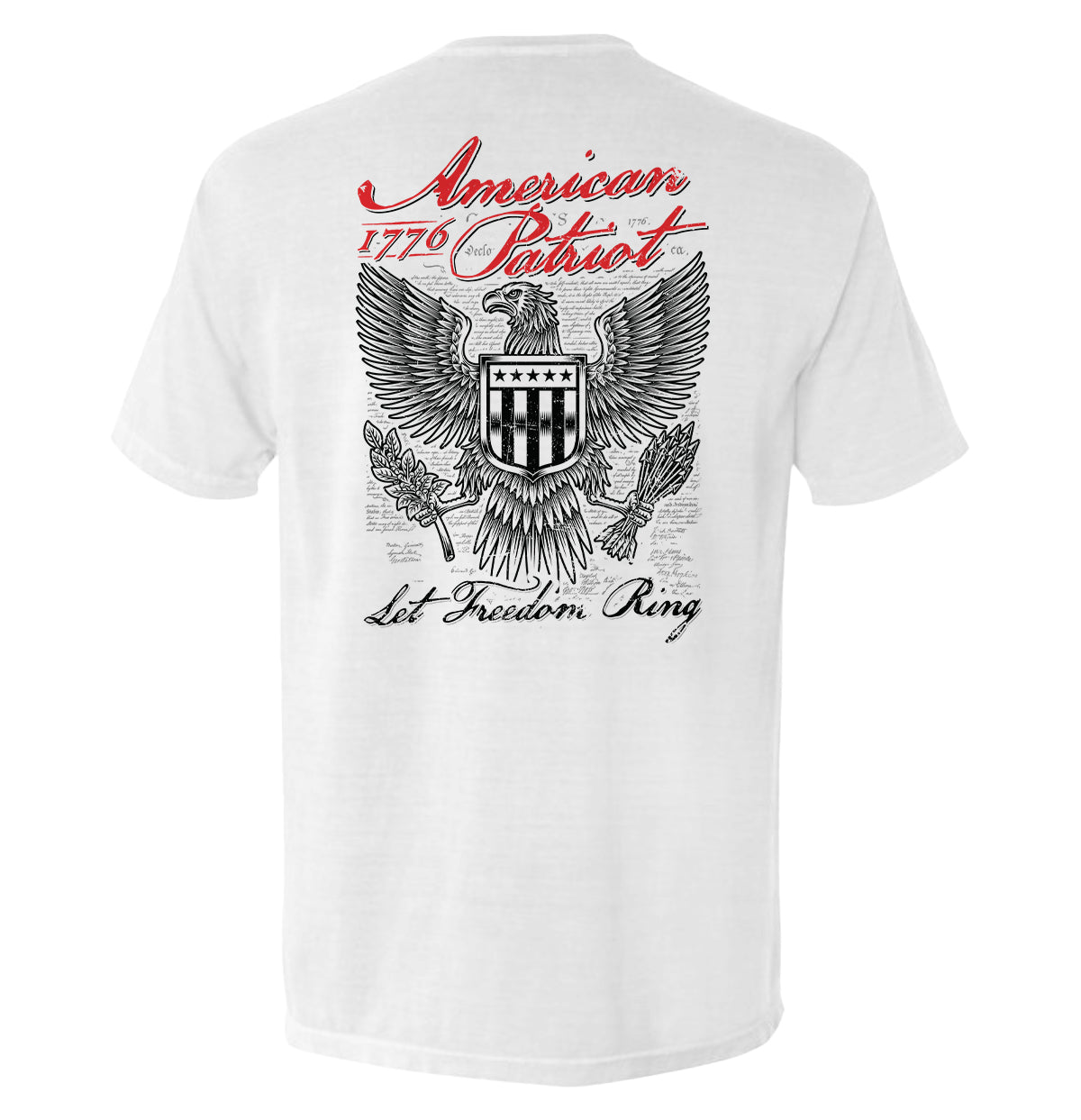 American Patriot Let Freedom Ring Shield Republic