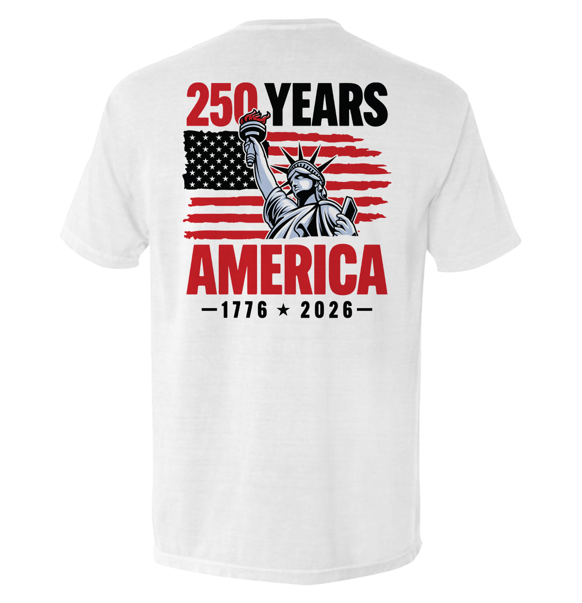 250 Years Statue of Liberty Shield Republic