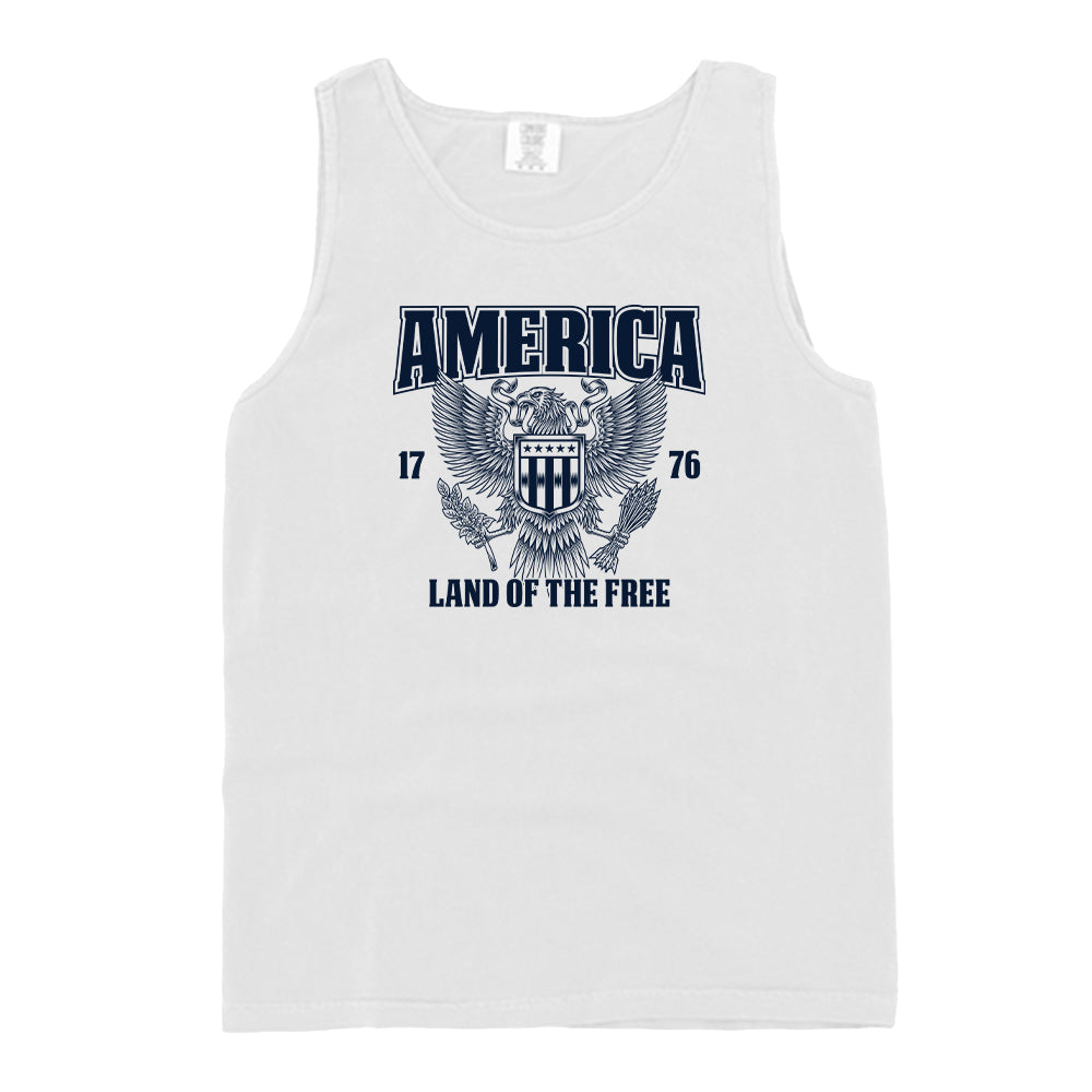 America Land Of The Free Shield Republic
