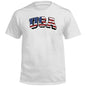 USA Flag Lettering (Front) Shield Republic