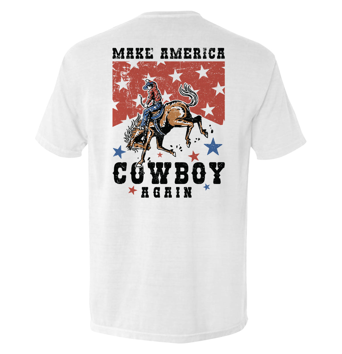 Make America Cowboy Again Shield Republic
