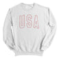 USA Collegiate Solid White (Front) Shield Republic