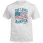 She Loves Jesus And America Too (Front) Shield Republic