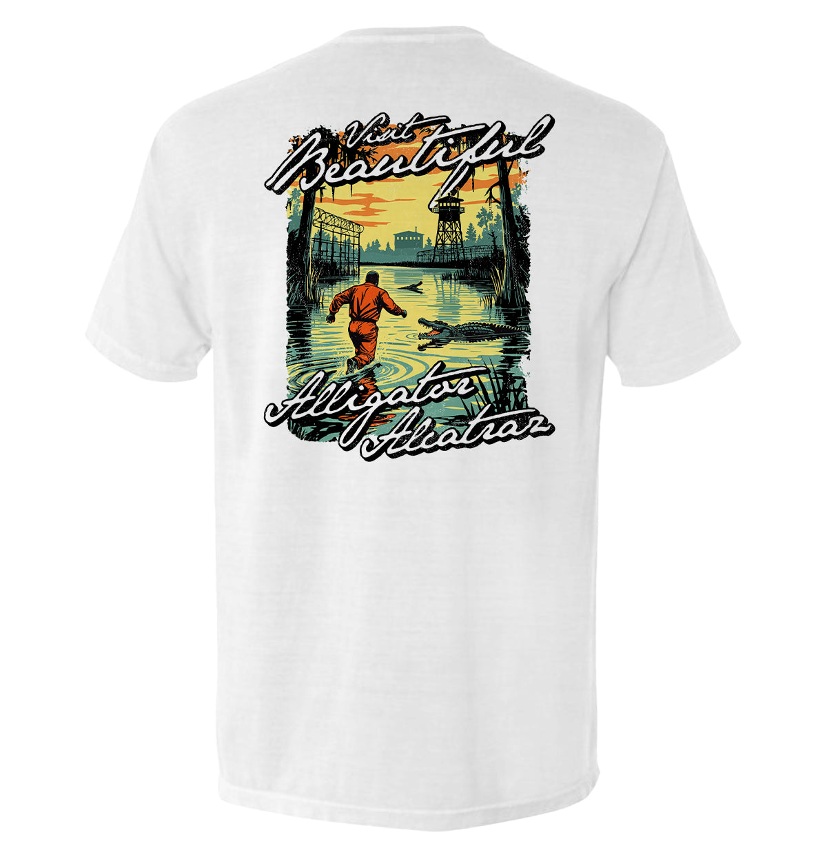 Visit Beautiful Alligator Alcatraz Shield Republic