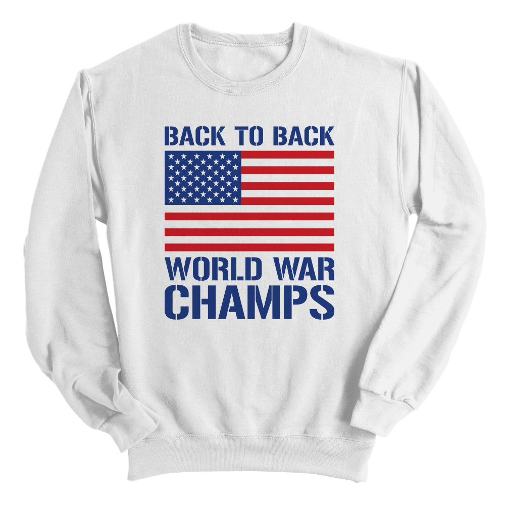 Back to Back World War Champs (Front) Shield Republic