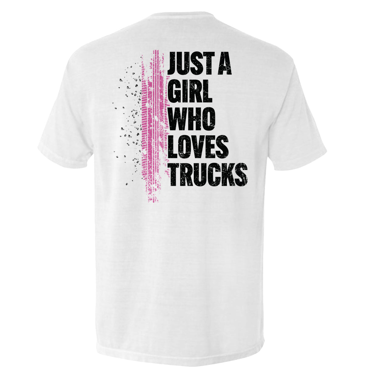 Just A Girl Who Loves Trucks Shield Republic
