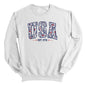 USA Floral Est 1776 (Front) Shield Republic