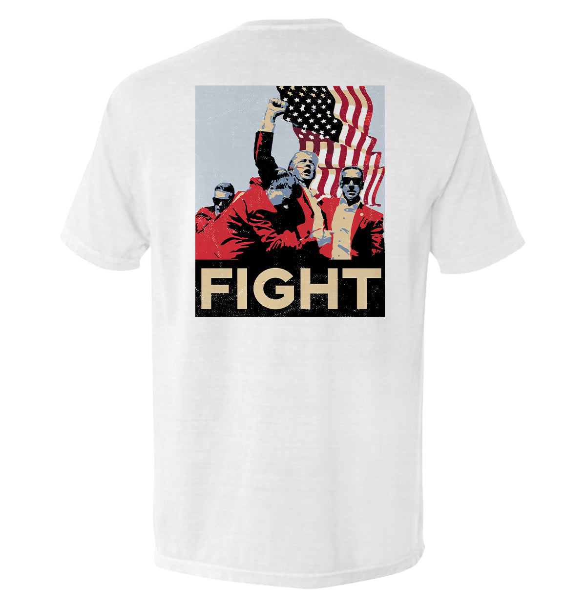 Trump Fight Poster Shield Republic