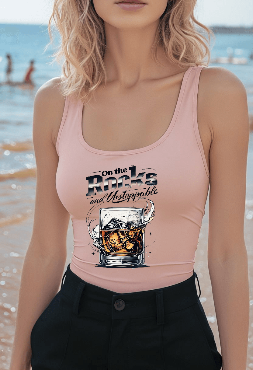 On the Rocks and Unstoppable Womens Racer Back Tank Top Country in My Heart